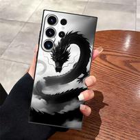 Case for Samsung Galaxy S26 Note 20 Ultra 8 9 10 S25 Ultra S20 S24 Plus S10 S9 S21 FE S23 Funda Phone Cover Cool Dragon Galaxy S10+ black