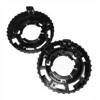 A86Q-2 Pcs Lamp Buckle Base Xenon Lamp Base Clamp Ring D2S 1300290120 for Mercedes-Benz BMW Mondeo Golf Peugeot Citroen black