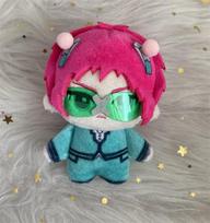 10cm Anime The Disastrous Life of Saiki Saiki Kusuo Teruhashi Kokomi Plushie Pendant Stuffed Dolls Xmas Gifts 10cm rožinė