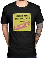 Official Sex Pistols Never Mind The Bollocks Square Mens Black 100% Cotton T-shirt Mens Womens Tees Top S įvairiaspalvis