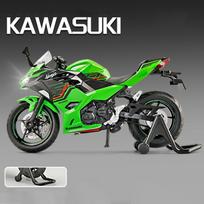 1:12 Ninja 400 Alloy Die Cast Motorcycle Model Toy Vehicle Collection Sound and Light Off Road Autocycle Toys Car