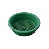 Soil Sifter Plastic Soil Sieve Filter Mesh for Soil Stone Sifting Filtration Home Garden Flower Plant Nursery Tool black