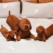 Dachshund Plush Long Pillow Brown Dog Body Pillow Animal Cartoon Body Hugging Pillow Long Pillows Stuffed Home Decor 50cm ruda