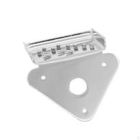 Mandolin String Plate Chrome Tailpiece Triangular Instrument Part for Luthier