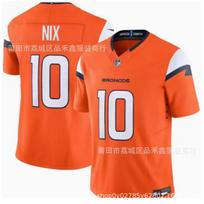 NFL Denver Broncos Denver Broncos futbolo marškinėliai Nr. 10 NIX marškinėliai varžybų marškinėliai treniruočių siuvinėjimas vyrams S white