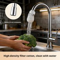120pcs(Including 100pcs Filter Bags And 20pcs Straps)Faucet Filter SetUniversal Water Purifier Replacement Filter KitSuitable for Kitchen And Bathroom 120pcs black