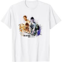 The Last of Us Part II Iconic Abby Ellie Watercolor Floral T-Shirt S balta