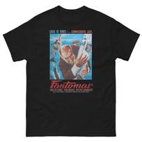 Fantômas Louis de Funès Movie 60s French Cinema Cult Comedy Action Film T-Shirt Unisex T-Shirt M gray
