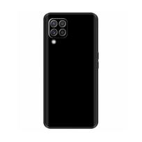 Skirta Samsung Galaxy A22 dėklas A225F Mielas Minkštas Lygus Skystas Silikonas Apsauginis Telefono Dangtelis Skirta Samsung Galaxy A22 5G dėklas A22S A22s 5G black