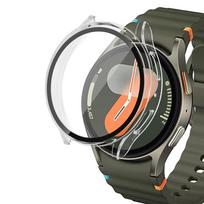 Case for Samsung Galaxy watch 7/6/5/4 44mm 40mm Protective Full Screen protector Tempered Glass PC bumper Galaxy watch 7 Cover Galaxy watch 6 40mm