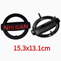 1 vnt. 3D ABS automobilio priekinės galvos gaubto grotelių emblema ženklelis Nissan Nismo GTR Juke Versa Almera Xterra Qashqai Kicks Patrol X-Trail