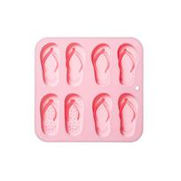 Fondant Slipper Silicone Mold Flip Flop Beach Shoes Cake Decor Baking Accessory Summer Birthday Party Tool