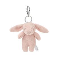 Jellycat Bashful Bunny Bag Charm Blush ONE SIZE rožinė