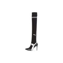 PUMA X Fenty Knitted High Mary Jane Heels Slip On 'Black' Women's 366259-01 37 white