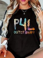 P4L Outer Banks Graphic T-shirt S
