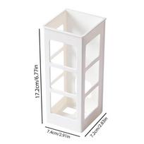 Hair Tool Organizer Wall Mounted Brushes Holder Use Punch Free HIPS P/S Multifunctional Organizer Rack Morden Bathroom Shelves