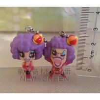 Action Figure One Piece Impel Down Boa Hancock Gacha Doll Pendant Peripheral Ornament Small Gifts Model Toy gray