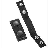 2/5PC Outdoor EDC Tactical Belt Loop Nylon Belt Meson Belt Gear Buckle Snap Buckle KTB 2PC black