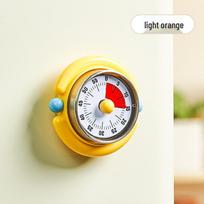 Cute Mechanical Timer for Student Self-Discipline & Visual Time Management beige