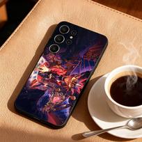Yu-Gi-Oh Anime Phone Case For Samsung S26,S25,24,23,22,30,21,10,9,Ultra,Plus,Lite,FE Soft Black Case Samsung S21Ultra brown