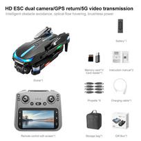 RG806 MAX RC Drone 360° Obstacle Avoidance Aerial Photography 8K Dual Camera Quadcopter Gps Four-Axis Helicopter Brushless Motor Drone Gift Toy 1 battery