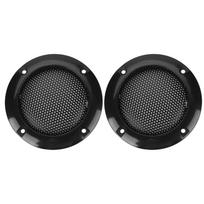 VBESTLIFE Speaker Grille Heavy with Mounting Cover, 2-inch, Duty, Screws, 2-Pack (Black) juoda