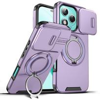 Armor Funda For Honor 400 Lite 5G Case Magnet Holder Ring Coque For Honor400 Lite Slide Camera Lens Protection Cover Honor 400 Lite 5G gray