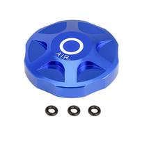 Bicycles Suspension Fork Caps Mountain Bike Air Gas Fork Protector Aluminium Alloy Bicycles Fork Caps Cover Enduring mėlyna