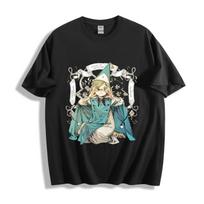 Atelier of Witch Hat Coco Glasses Graphic T-Shirt-Elegant Witch Craft Unisex Tee XXXXL black