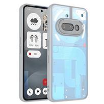 EUCAGR For Nothing Phone 3A Lite 3APRO Phone Case Acrylic Back Cover For Nothing CMF Phone2PRO 2A Protection Shockproof Bumper Nothing Phone (3a) Lite pilka spalva