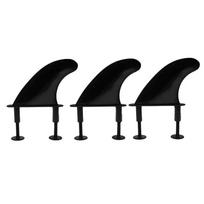 Set Of 3 Replacement Paddle Board Fin, Quick Release Detachable Stand Up Paddleboard Fin, Surfing Watershed Fin, Stand Up Paddleboard Tail Rudder black #1