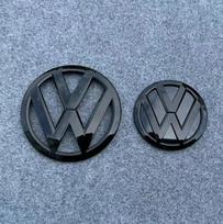 Karštas VW T5 T6 Automobilio Variklio Dangčio Priekinės Grotelės Emblema Galinės Bagažinės Logotipo Dangtelio Dekoracija Volkswagen Transporter T5 T6 2010-2020 sportva tp3 Glossy Black gray