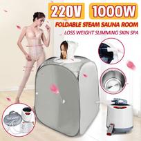 2L 220V 60Hz 1000W Sulankstoma Nešiojama Garų Sauna Palapinė Svorio Metimui Lieknėjimui Odos SPA AU Kištukas Asmeninei Sveikatos Priežiūrai gray