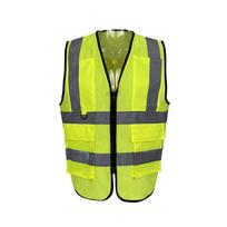 Breathable Reflective Mesh Vest with Ice Pack for Summer yellow
