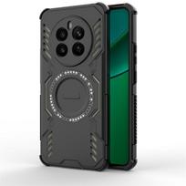 Dėklas Realme 12 Plus Dėklas Realme 12 Plus 5G Anti-knock Magnetinis Adsorbcija Belaidis Įkrovimas Galinis Dangtelis Dėklas Realme 12 Plus Realme 12+ juoda