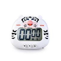 Cartoon Rabbit Countdown Timer: Children's Learning Alarm Clock & Kitchen Reminder with Large Screen white
