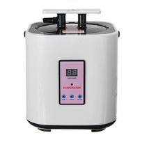 2L Large Capacity Sauna Steamer Herb Oven Sauna Stainless Steel Pot Home Spa Fumigation Machine gray