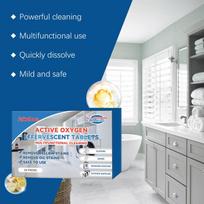 Multi-Purpose Oxygen Cleaning Effervescent Tablets For Cleaning And Removing Stains Suitable For Fabrics Shoes Sinks Stoves white