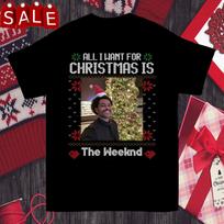 Collection The Weeknd Merry Christmas S to 5XL Gift For Fan T-shirt TMB4232 M brown
