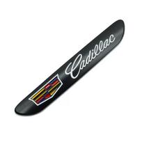 9.5x1.5cm Metaliniai Automobilio Sparno Šoniniai Emblemos Lipdukai Galinės Bagažinės Ženklelis Cadillac ATS BLS CT4 CT5 CT6 CTS EXT SLS STS XT4 XT5 XT6 XTS QD1 white