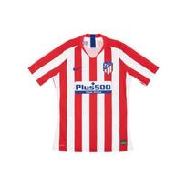 Nike Striped Logo Casual Short Sleeve Football Jersey 19-20 Season Atletico Madrid Home Player Version Men jersey Red AO4669-612 M white