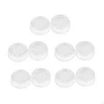 10 vnt. Trimito silikoniniai įklotai Trombono vožtuvai Žalvarinių instrumentų priedai 9 mm white
