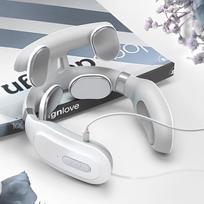 Nešiojamas kaklo ir pečių masažuoklis, giliųjų audinių minkymas, 4 režimai, 16 intensyvumo lygių, įkraunamas per USB, ergonomiškas dizainas US Plug
