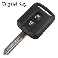 Atverčiamas sulankstomas nuotolinio automobilio rakto korpusas, skirtas Nissan Qashqai Micra Navara Almera Note Primera Sunny Car Key Original Key