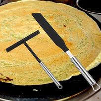 Crepe Tešlos Sklaidytuvas ir Mentelės Rinkinys Įrankis Namų Konditerijos Įrankis Kiaušinių Pyrago Grandiklis Virtuvės T Formos Dovana beige