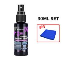 3 In 1 Auto Ceramic Nano Coating Liquid Coatin Nano Crystal Hydrophobic Layer Polishing Paint Coating Agent Polish Nanos Coatings black