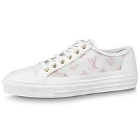 LOUIS VUITTON Lv Stellar Casual Shoes Pink/Red Women's 1A87EG 39 white