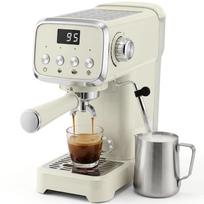 Portafilter Machine 20 Bar Espresso Machine with Milk Frother and 1.2L Removable Water Tank for Espresso 32 x 17 x 31 cm