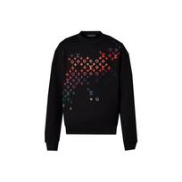 Lv Embroidered Cotton Sweatshirt 1AFB69 XS-No Original Gift Bag Or Gift Box juoda