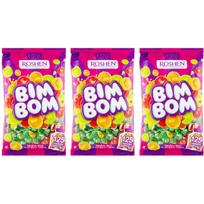 Rinkinys 3x Saldainiai Bim Bom Roshen kieti saldainiai su vaisiniu įdaru 1 kg
